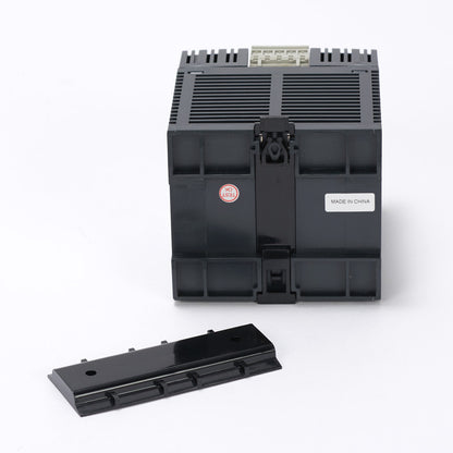 RHINO SELECT PSP series switching power supply, 12 VDC @ 8A/96W (adjustable), 120/240 VAC or 85-375 VDC nominal input, 1-phase, enclosed, plastic housing, 35mm DIN rail or chassis mount, removable screw terminal.-PSP12-120S