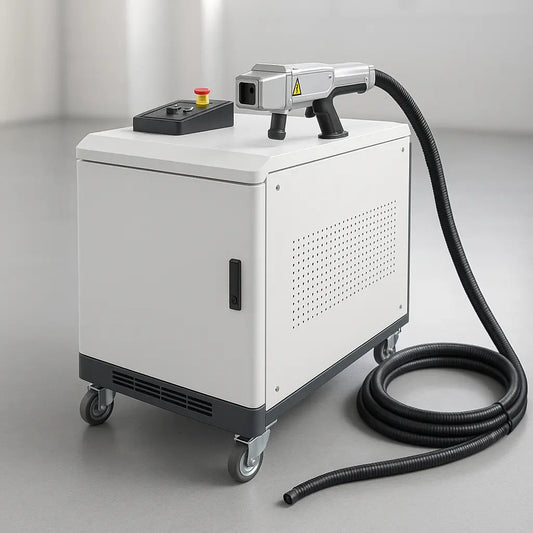 Umprotech 100W Pulsed Fiber Laser Cleaning System, 50mm Scan, 10m Air - Cooled - UmproTech