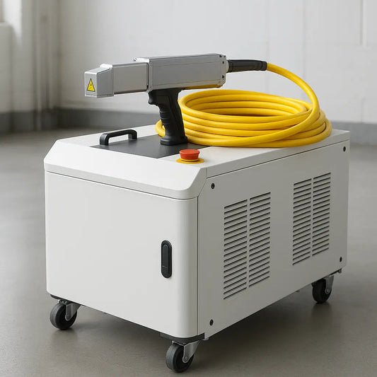 Umprotech 100W Pulsed Fiber Laser Cleaning System, 70mm Scan, 10m Air - Cooled - UmproTech
