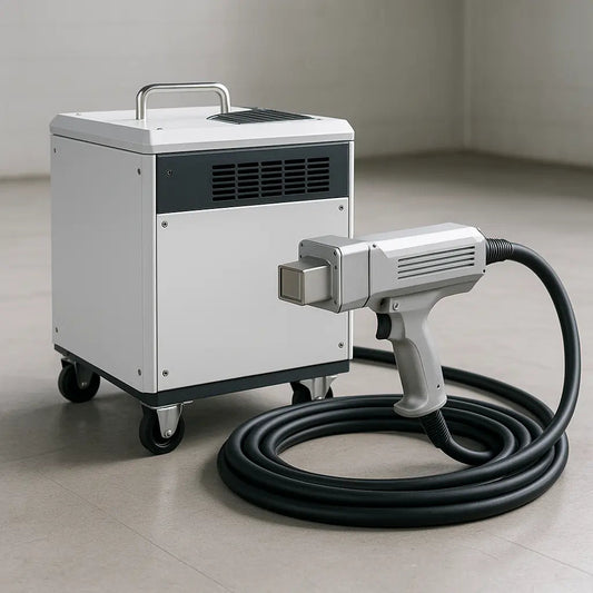 Umprotech 150W Pulsed Fiber Laser Cleaning System, 70mm Scan, 10m Air - Cooled - UmproTech
