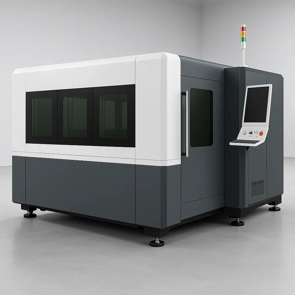 UmproTech 1530P Enclosed Fiber Laser 1530×3050 mm, 3–20 kW USA — UmproTech fiber laser cutting machine quote review for U.S. fabrication and manufacturing buyers