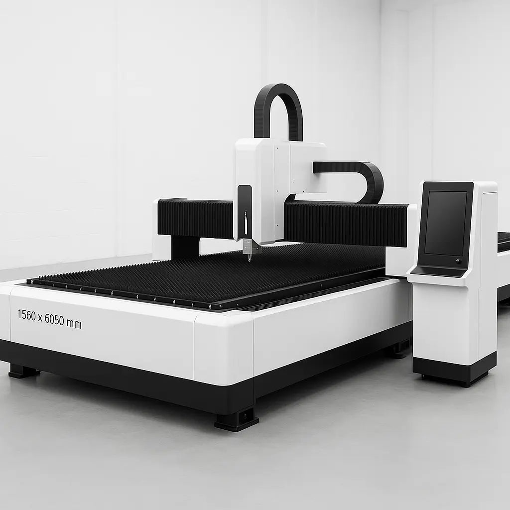 UmproTech Open Fiber Laser Cutters — 1560S Large Format 1560x6050 mm