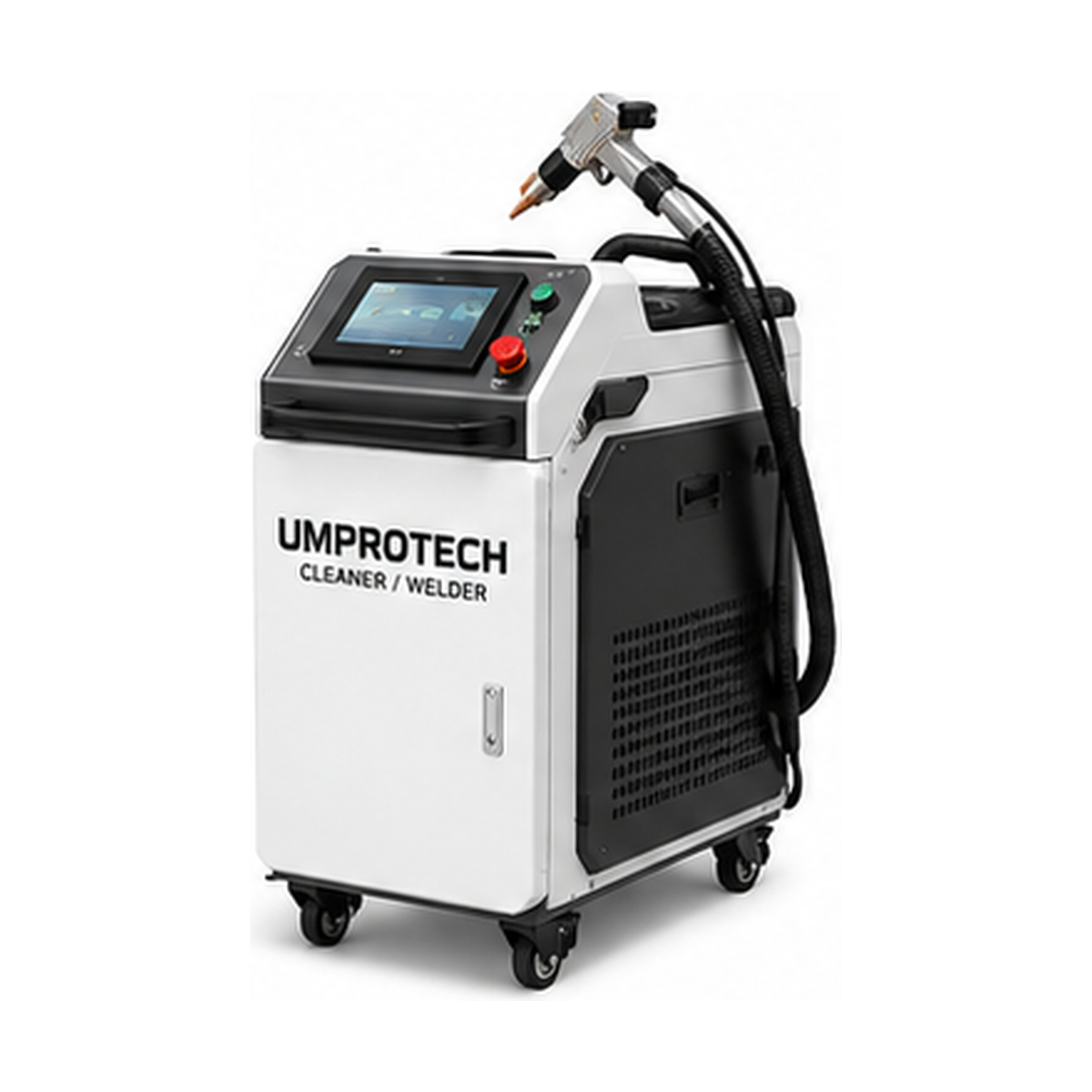 UmproTech 2000W 3-in-1 laser welder rental on a white background