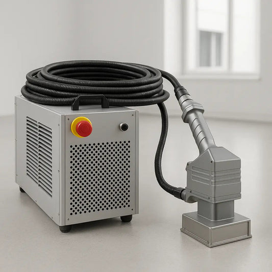 Umprotech 200W Pulsed Fiber Laser Cleaning System, 100mm Scan, 10m Air - Cooled - UmproTech