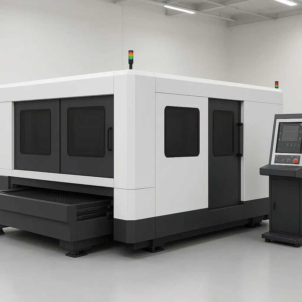 UmproTech 2060HP Enclosed Fiber Laser Cutting System 2030×6050 mm, up to 30 kW USA — UmproTech fiber laser cutting machine quote review for U.S. fabrication and manufacturing