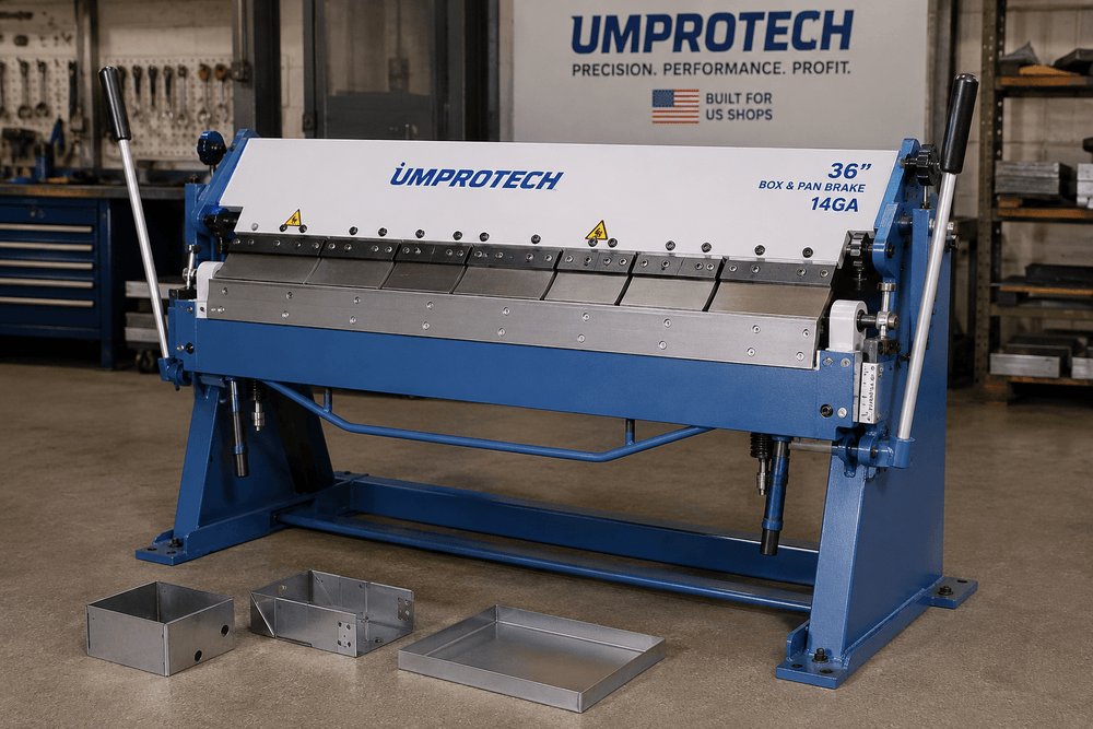 UmproTech Box & Pan Brake 36in 14ga Segmented Finger Brake USA - UmproTech
