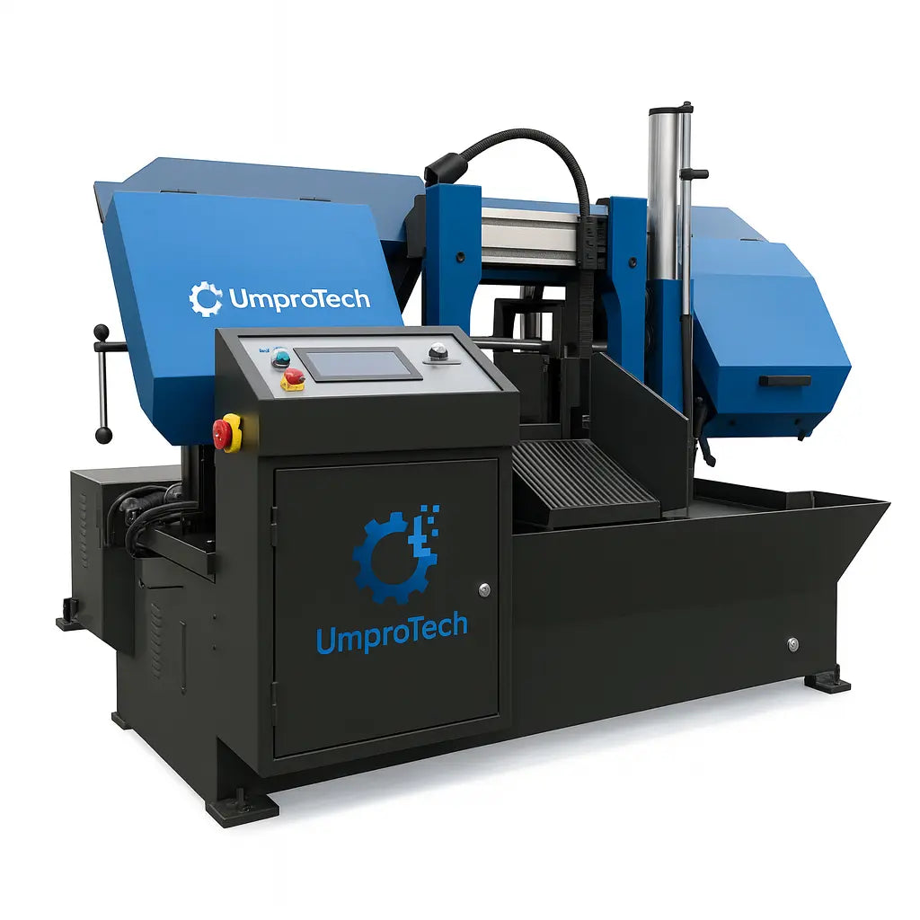 UmproTech Metal Bandsaws — 12 in Round × 14 × 18 in Rect Dual-Column Metal Band Saw