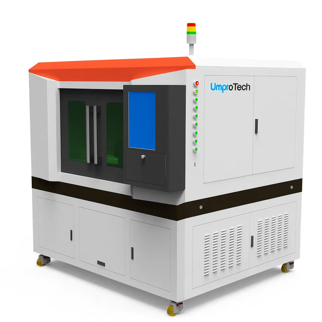 Umprotech Enclosed Fiber Laser Cutter 12kW 4x4ft | FSCUT CypCut - UmproTech