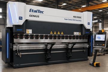 EtalTec GENIUS Heavy-Duty CNC Press Brakes — GENIUS 400/4000C 400 Ton × 13 ft