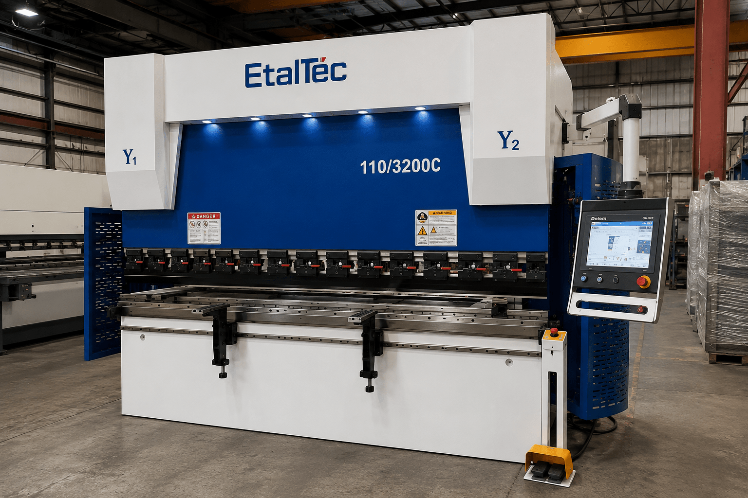 UmproTech EtalTec HBM 110/3200C DA53T 110 Ton x 10 ft CNC Press Brake USA - UmproTech