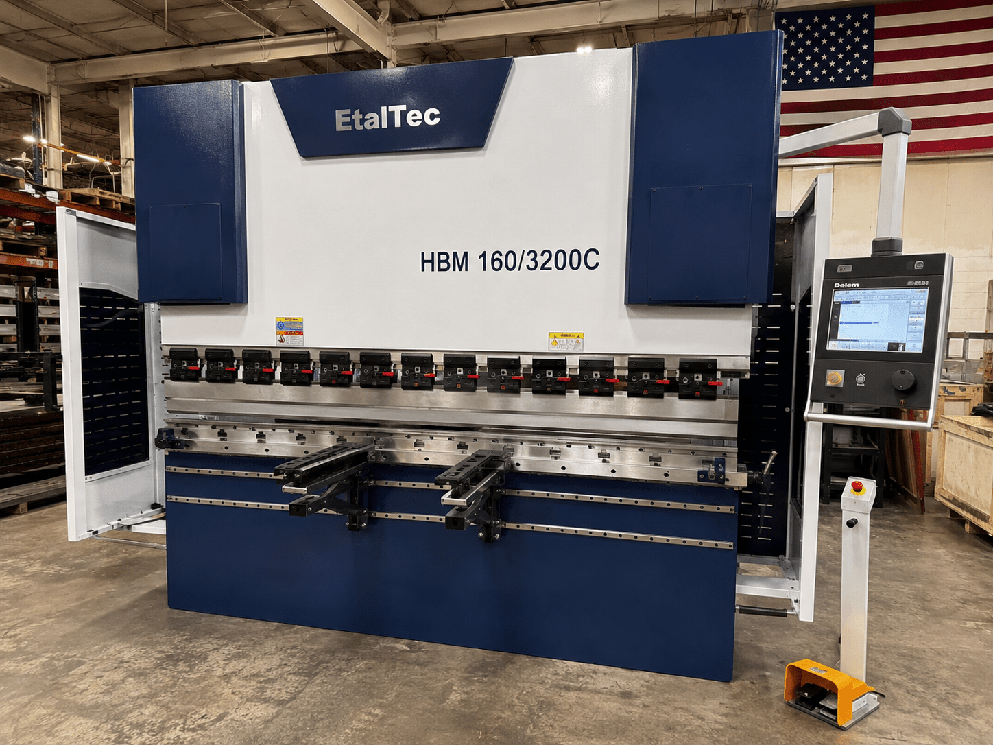 UmproTech EtalTec HBM 160/3200C DA53T 160 Ton x 10 ft CNC Press Brake USA - UmproTech