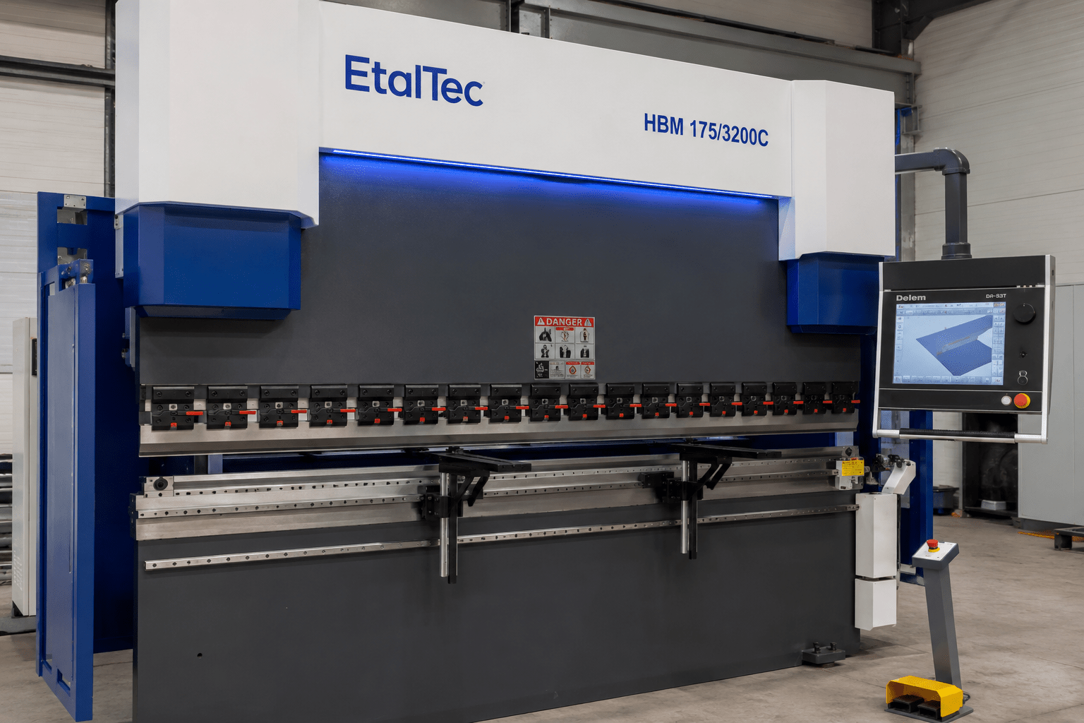 UmproTech EtalTec HBM 175/3200C DA53T 175 Ton x 10 ft CNC Press Brake USA - UmproTech