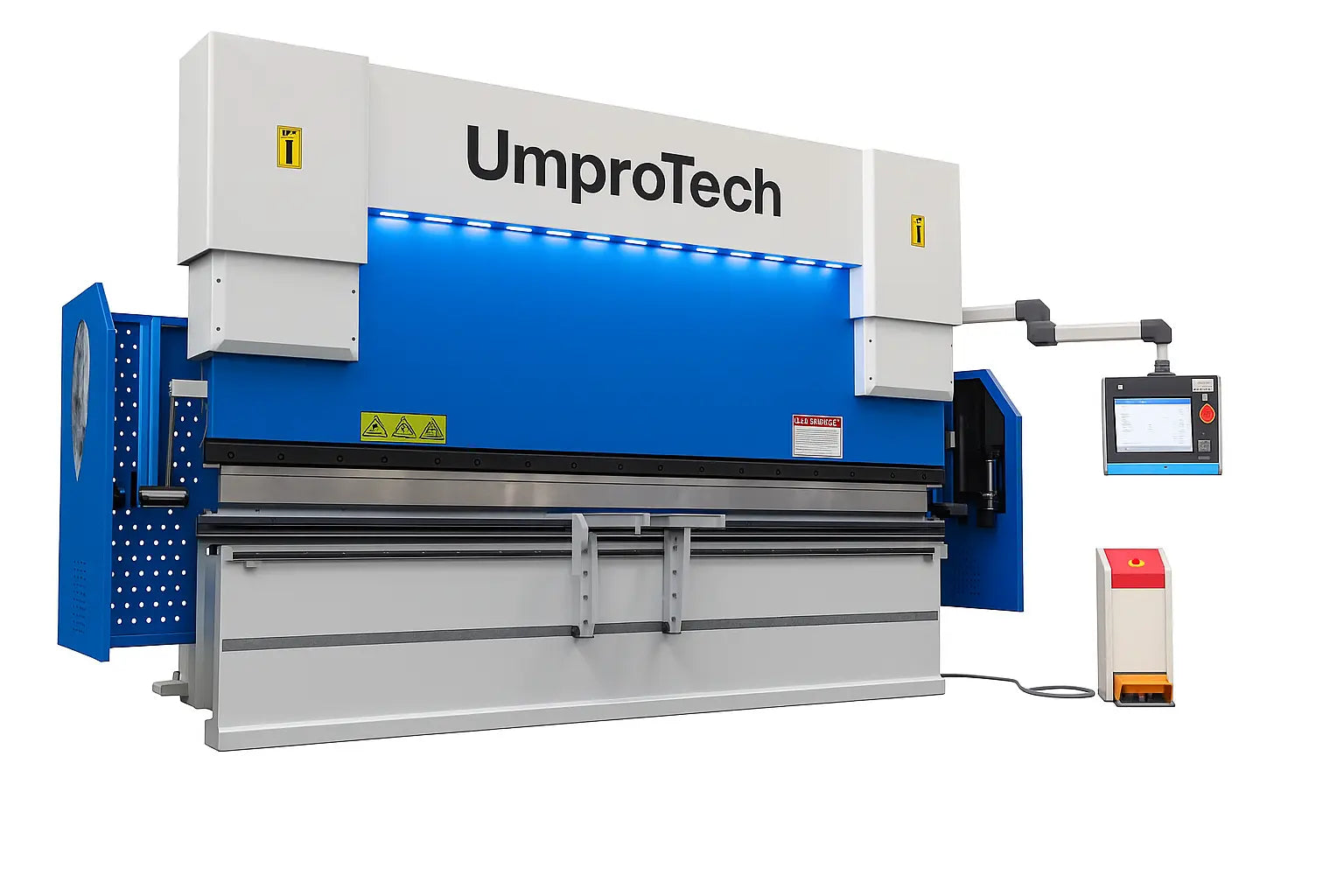 UmproTech HBF 6-Axis CNC Press Brakes — HBF 110/2500 • 110 Ton 6-Axis • 2500 mm