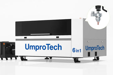UmproTech Fiber / CO2 Laser Cutting Machine — Laser cutting Fiber+CO2