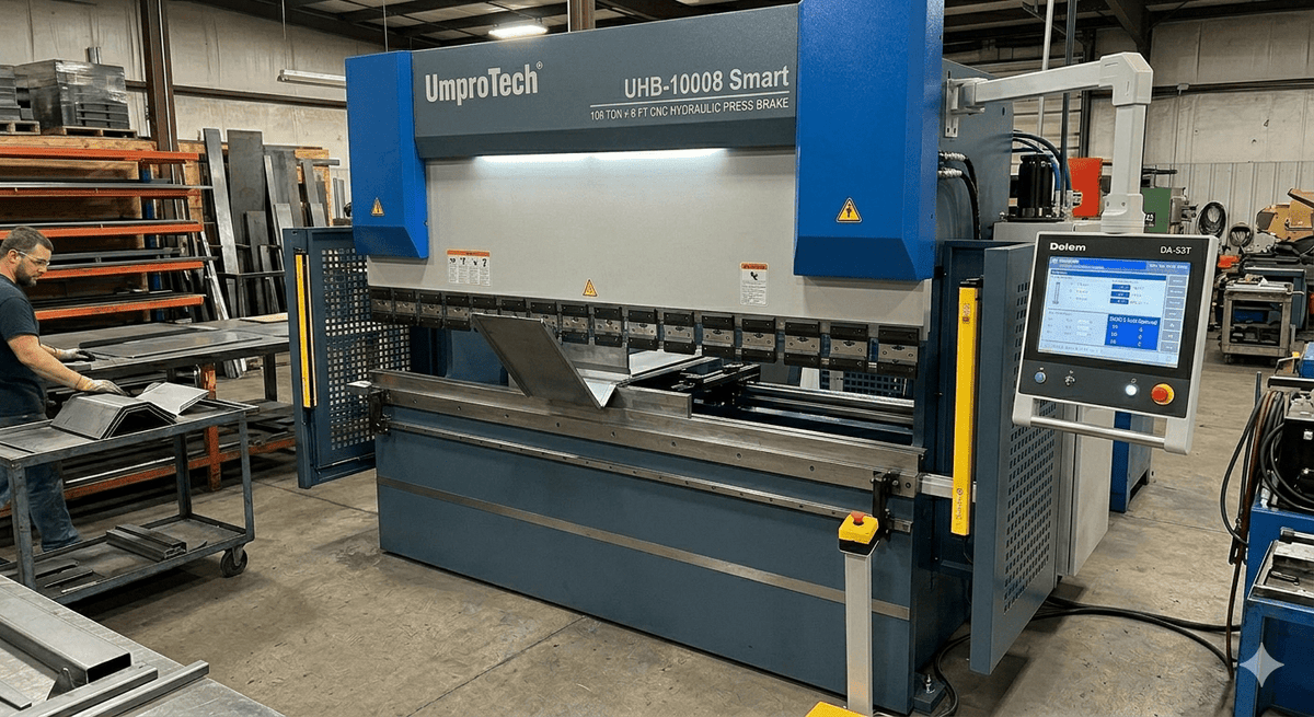 UmproTech UHB Smart CNC Press Brakes — UHB-1008 100 Ton × 8 ft
